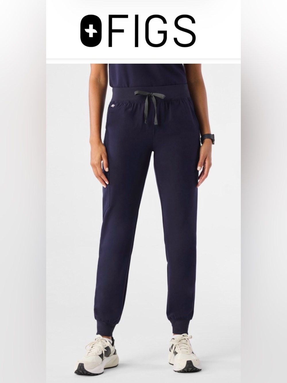 Figs Zamora Navy Scrub Joggers size medium Tall
